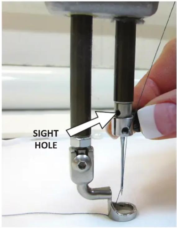 Husqvarna-Viking Platinum Q 160 - Inserting (or Changing) the Needle - 1
