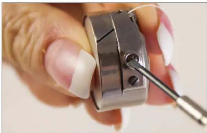 Husqvarna-Viking Platinum Q 160 - Checking and Adjusting Bobbin Case Tension - 1