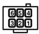 CRUX RVCLR-68A - Assignment 6pin male port of the monitor - 3
