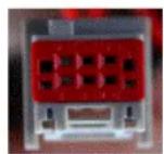 CRUX RVCLR-68A - Assignment 6pin male port of the monitor - 1