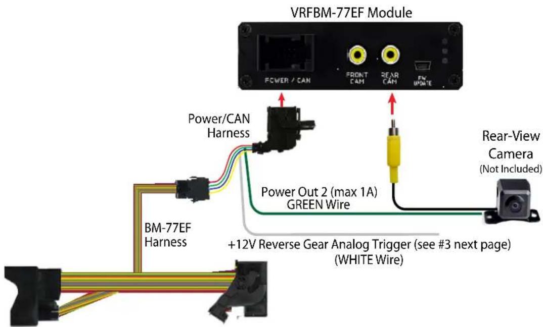 CRUX VRFBM-77EF - OSD Settings for Front Camera - 2