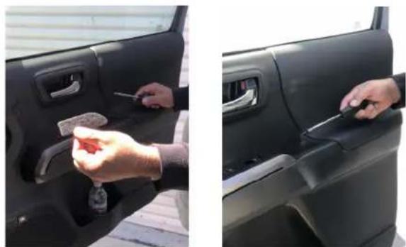 CRUX RFM-TYS - Side Mirror Mounted Camera Installation: - 1
