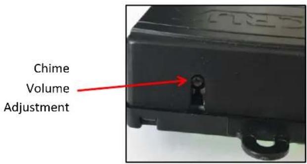 CRUX DKGM-51 - CHIME VOLUME ADJUSTMENT: - 1