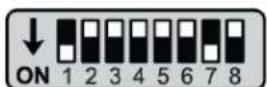 CRUX RVCAD-81B - DIP Switch Settings - 1