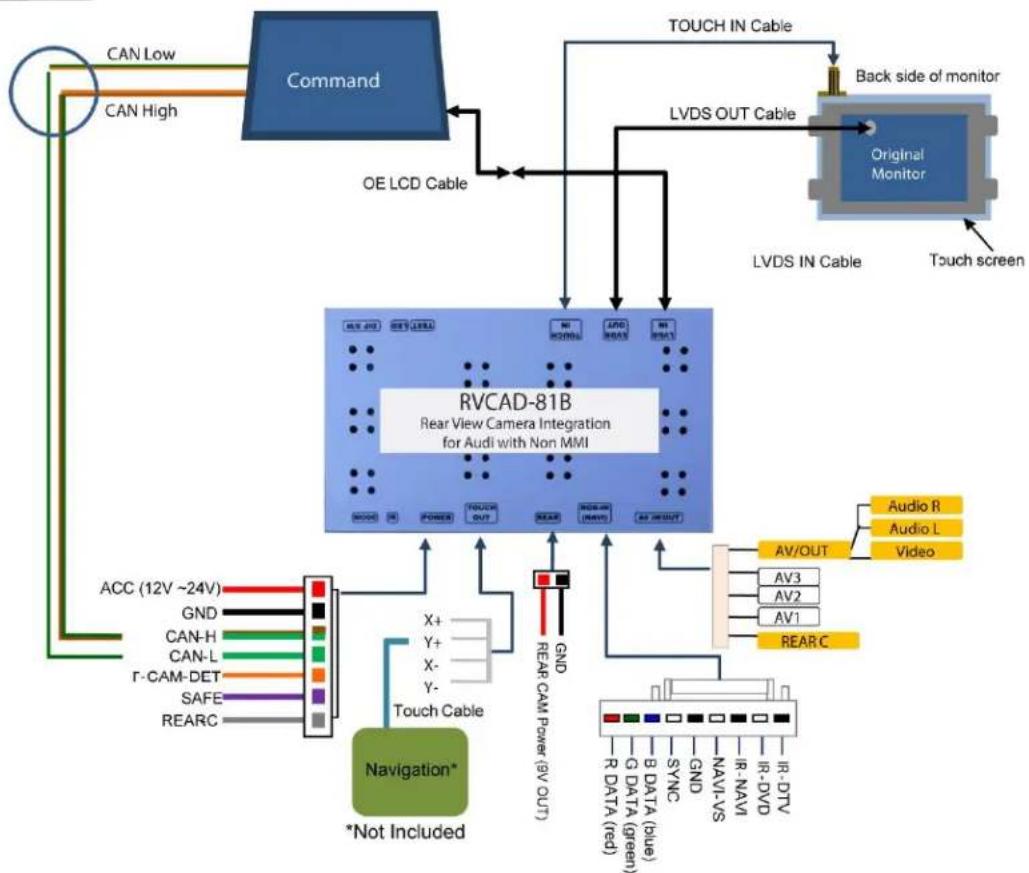 CRUX RVCAD-81B - Wiring Diagram - 1
