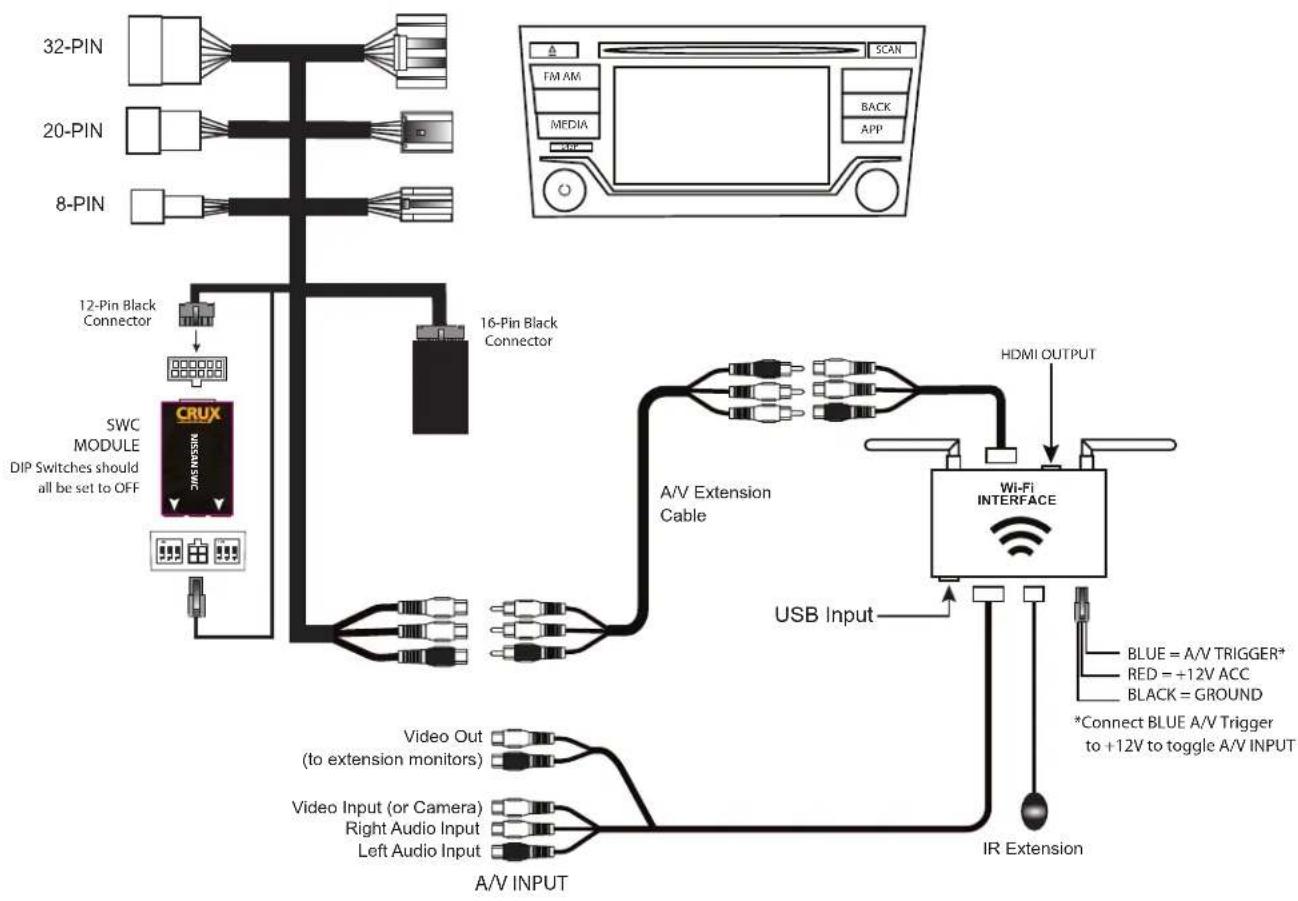 CRUX WVINS-07 - INSTALLATION DIAGRAM: - 1