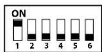 CRUX WVIMB-06 - DIP SWITCH SETTINGS - 1