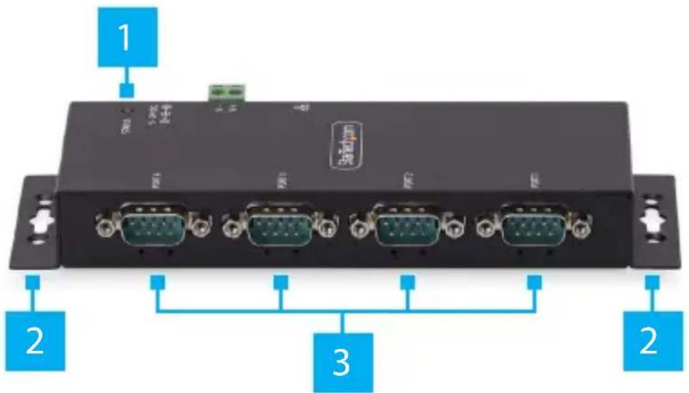 StarTech.com I43-SERIAL-ETHERNET - Product Diagram (I43-SERIAL-ETHERNET) - 1