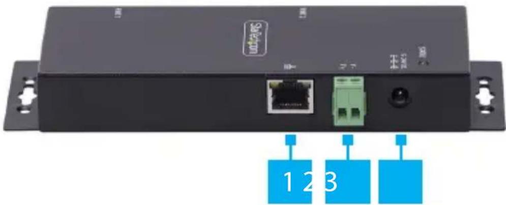 StarTech.com I43-SERIAL-ETHERNET - Rear View - 1