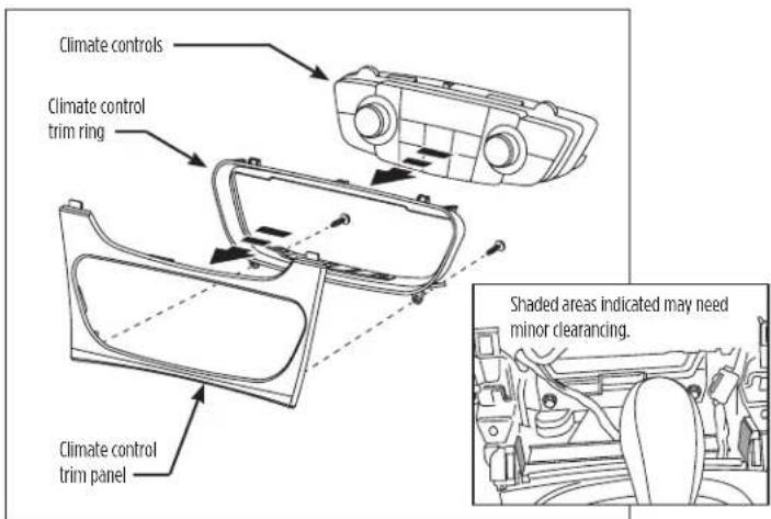 AXESS 99-2023BR - CLIMATE CONTROL PANEL ASSEMBLY - 2