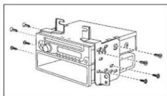 AXESS 99-2023BR - ISO DIN HEAD UNIT PROVISION WITH POCKET - 1