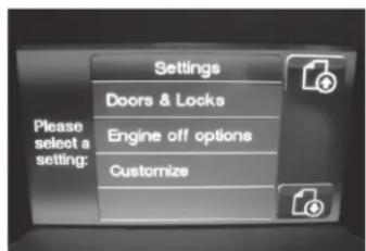 AXESS 99-6525HG - FACTORY 4.3 INCH SCREEN VIDEO OPTIONS MENU - 1