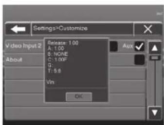 AXESS 99-6525HG - FACTORY 4.3 INCH SCREEN VIDEO OPTIONS MENU - 7