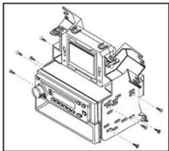 AXESS 99-5827B - ISO DIN radio provision with pocket - 3