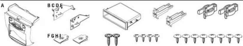 AXESS 99-7803G - KIT COMPONENTS - 1