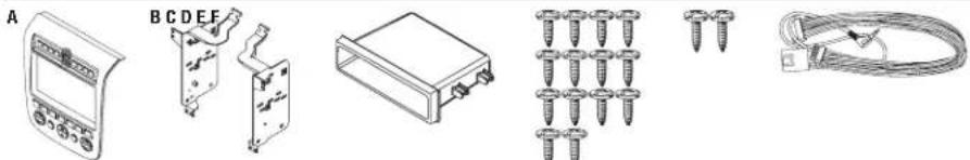 AXESS 99-7612B - KIT COMPONENTS - 1