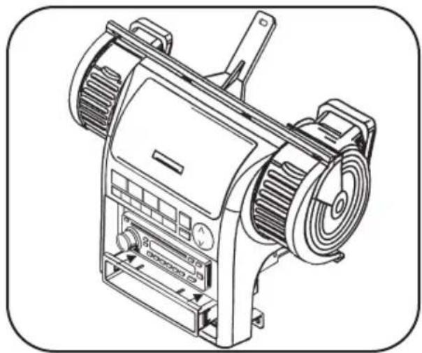 AXESS 99-7604B - ISO MOUNT RADIO PROVISION WITH POCKET - 3