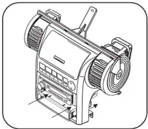 AXESS 99-7604B - DIN RADIO PROVISION WITH POCKET - 3