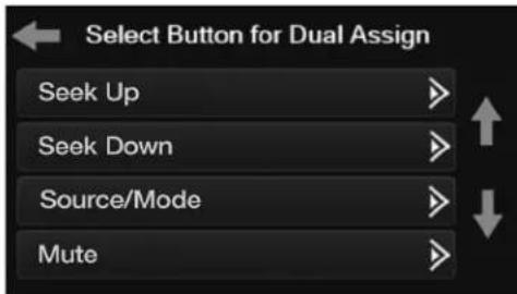 AXESS 99-6536S - Remap Button screen Dual Assign screen - 2