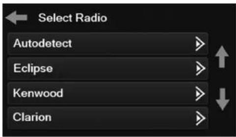 AXESS 99-5847CH - Select Radio screen - 1