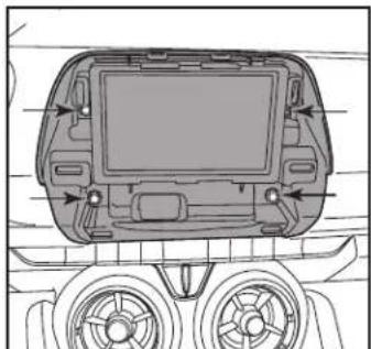 AXESS AXPIO-CAM2 - Models equipped with a 7-inch touchscreen radio: - 2