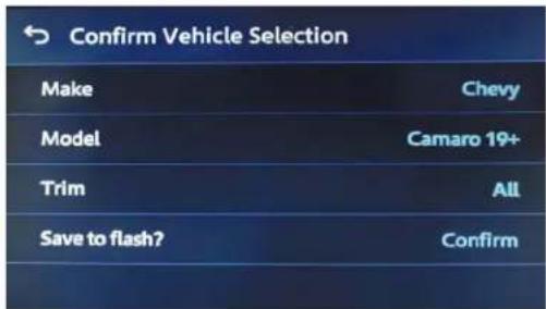 AXESS AXPIO-CAM2 - Vehicle Selection - 2