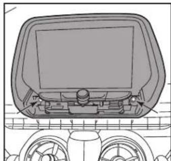 AXESS AXPIO-CAM2 - Models equipped with an 8-inch touchscreen radio: - 2
