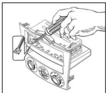 AXESS 99-7510HG - DIN radio provision with pocket - 1