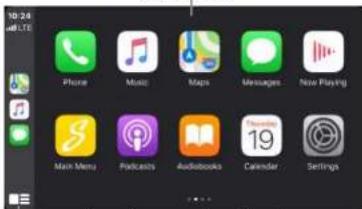 10:24 eL.LTE Phone Music Maps Messages New Playing Main Menu Podcasts Audiobooks Calendar Settings