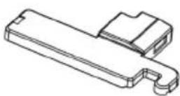 Kogan KAMFRZU238A - Parts included with the hinge kit: - 2