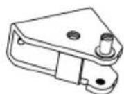 Kogan KAMFRZU238A - Parts already mounted on the freezer (as shipped): - 1