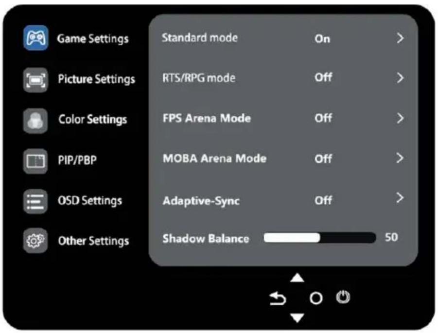 Kogan KAMN40XQUCLA - SETTINGS - 1