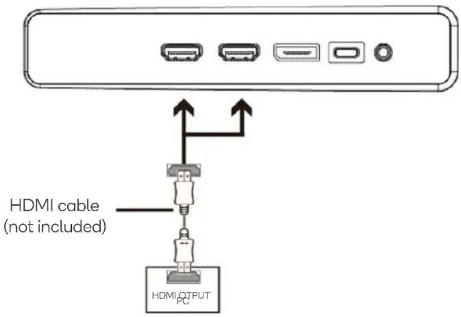Kogan KAMN40XQUCLA - HDMI connection - 1