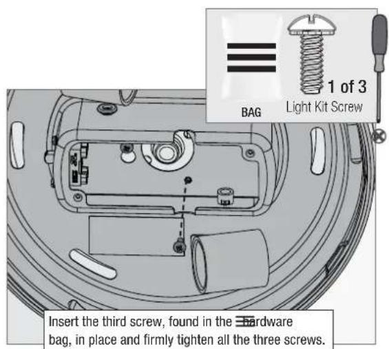 HUNTER Charlotte 50402 - Assembling the Light Kit - 4