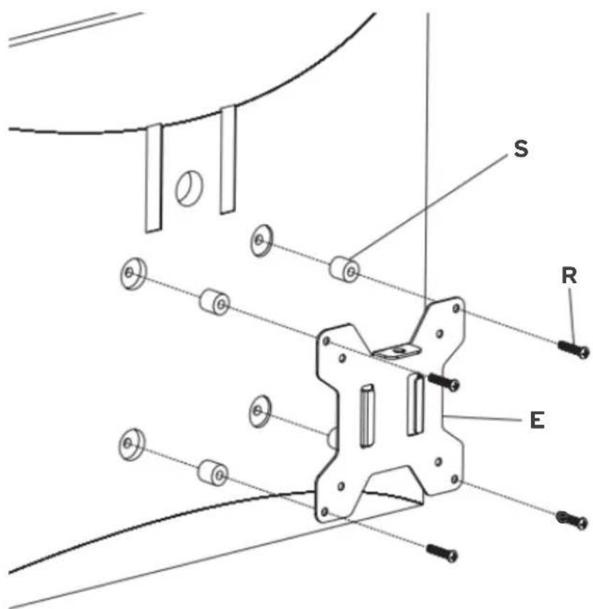 Kogan KAMMTARTTPA - 4.4: Curved or Recessed Back Monitor - 2