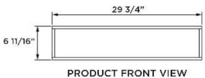 Monogram ZXS900S - OVERALL DIMENSIONS - 1