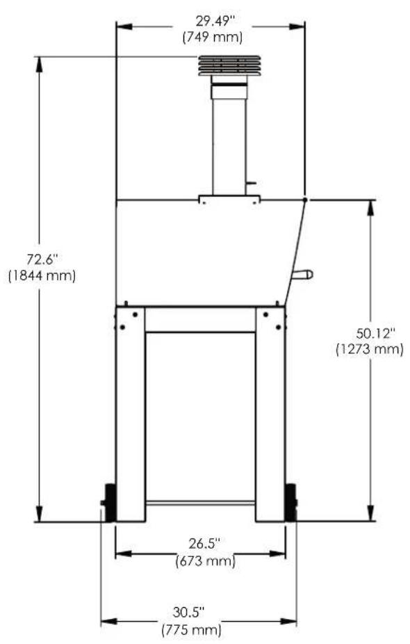 XO XOPIZZA2FS - DIMENSIONS - 1