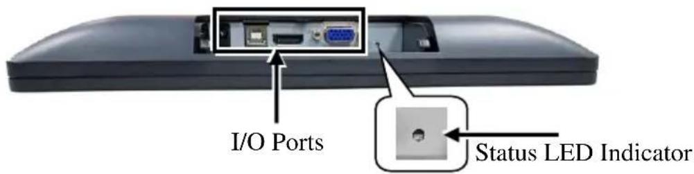 Posiflex LM-4011HDMI - Bottom View - 1