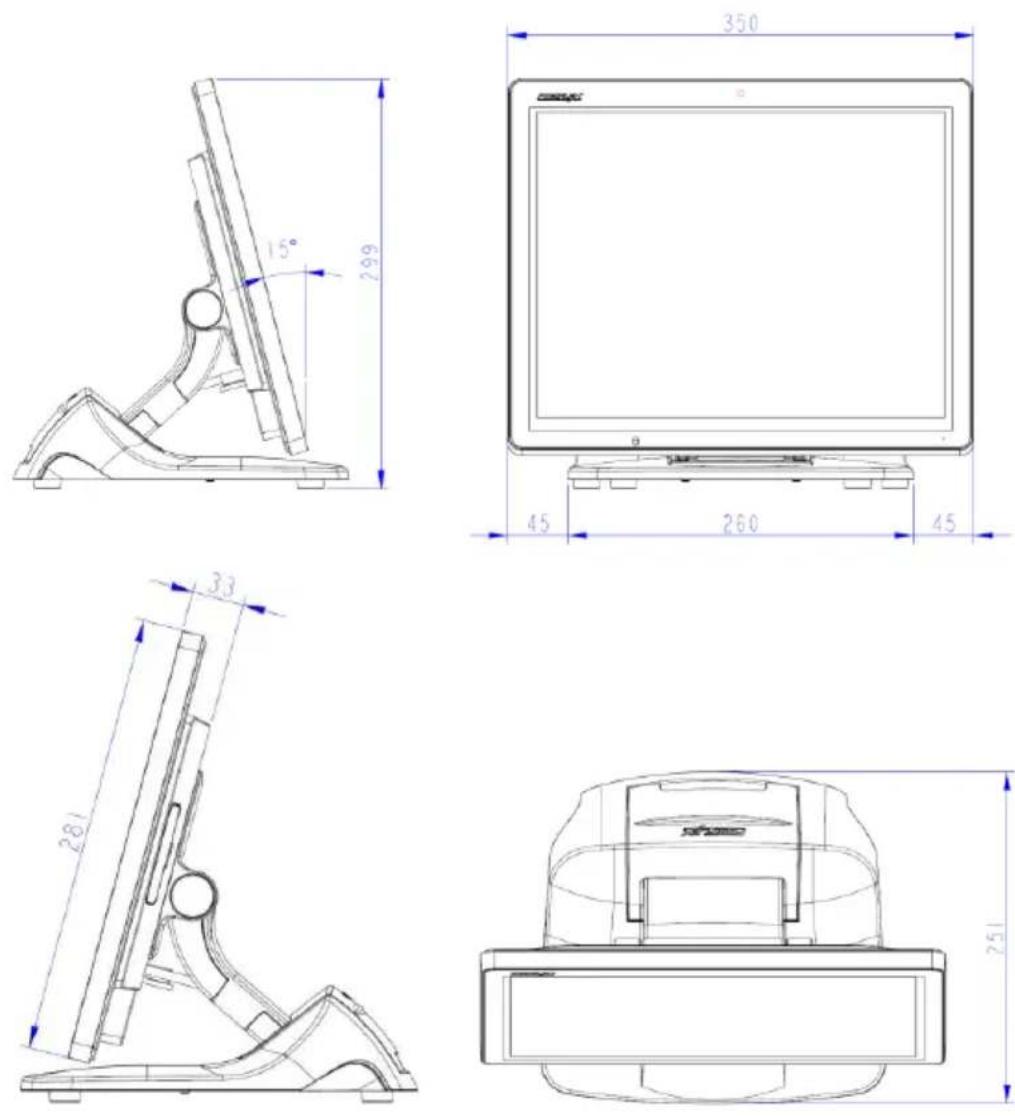 Posiflex LM-5116P - Setting up Display Resolution for Your Monitor - 1