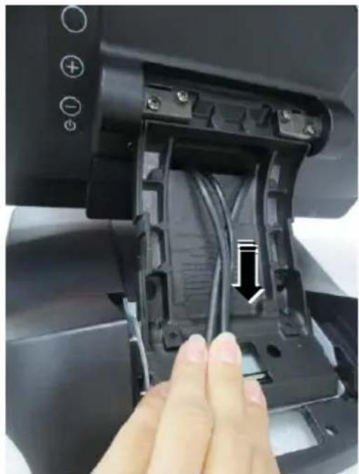 Posiflex LM-5116P - Connecting Power Adapter and I/O Cables - 13