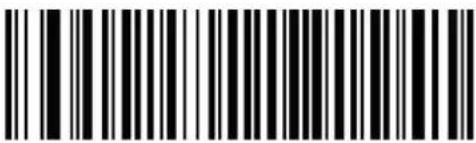 Black and white barcode image with vertical lines and a central dot