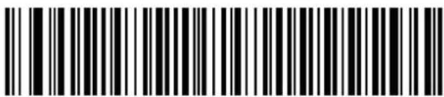 Black and white barcode image with vertical lines and a central dot