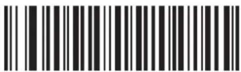 Black and white barcode image with vertical lines and a small number '1' at the bottom right.
