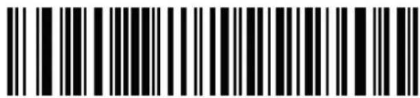 Black and white barcode image with vertical lines and a central dot