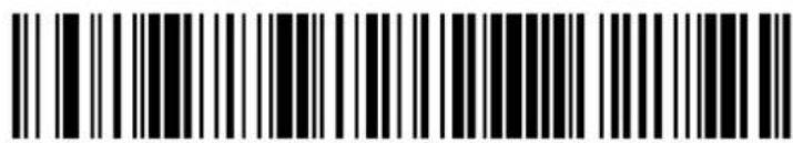 Black and white barcode image with vertical lines and a central dot