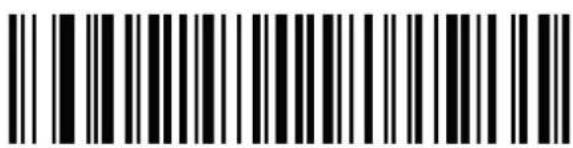 Black and white barcode image with vertical lines and a central dot