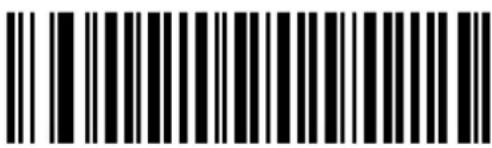 Black and white barcode image with vertical lines and a central dot