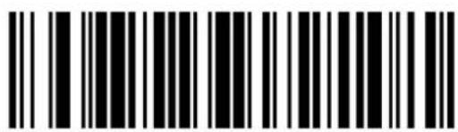 Black and white barcode image with vertical lines above and below the bars