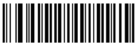 Black and white barcode image with vertical lines above and below the bars