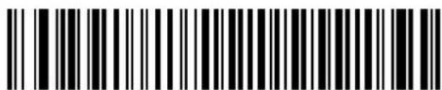 Black and white barcode image with vertical lines and a small number '1' at the bottom